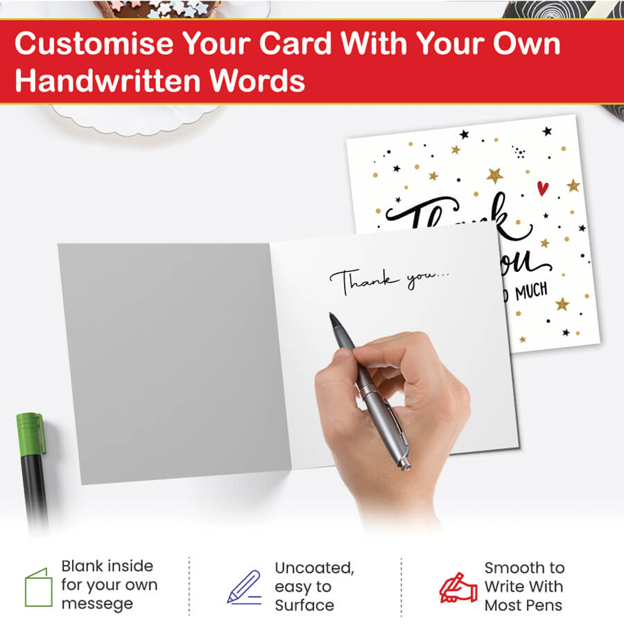 Premium Thank You So Much Greeting Card