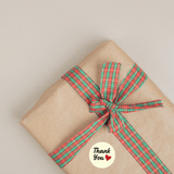 Thank You with Smiley & Heart Sticker