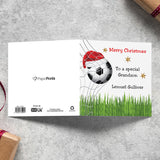 personalised christmas card grandson