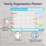 13-month wall planner