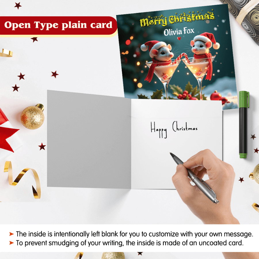 Personalised Winter Holiday Card