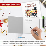 Single pack wedding card with envelope