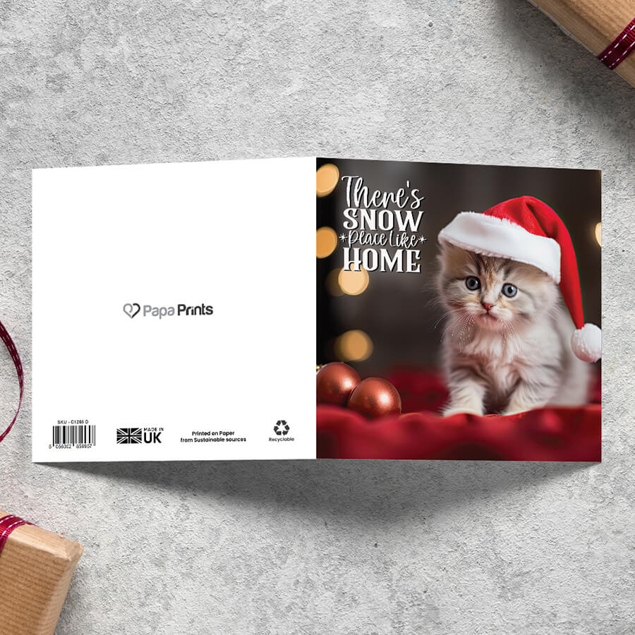 Cats in Santa hats cards