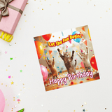 Funny Birthday Card for Cat Lovers