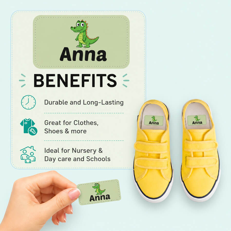 Stick On Clothing Labels