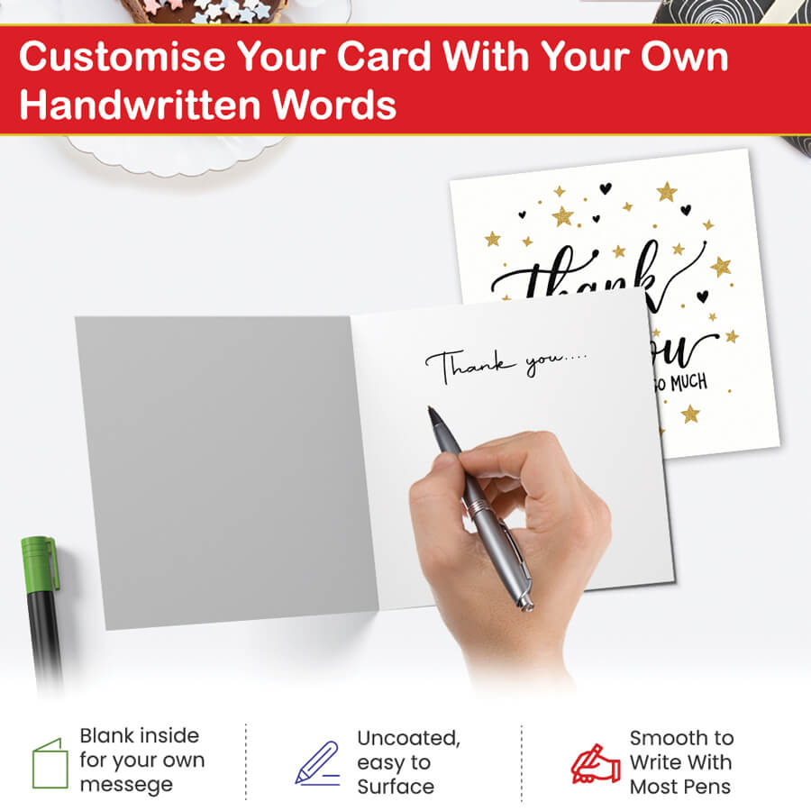premium thankyou card for teachers and weddings