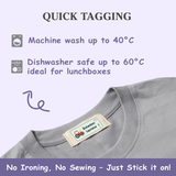 Personalized Stick-On Name Labels for Clothes and Personal Items