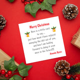 wife christmas card messages