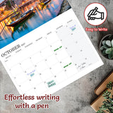 2027 World Cities Calendar - 12 Months - A3