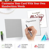 Sweet baby shower greeting card for mum
