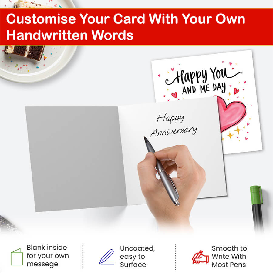 Romantic You and Me Day Card
