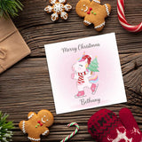 personalized xmas card