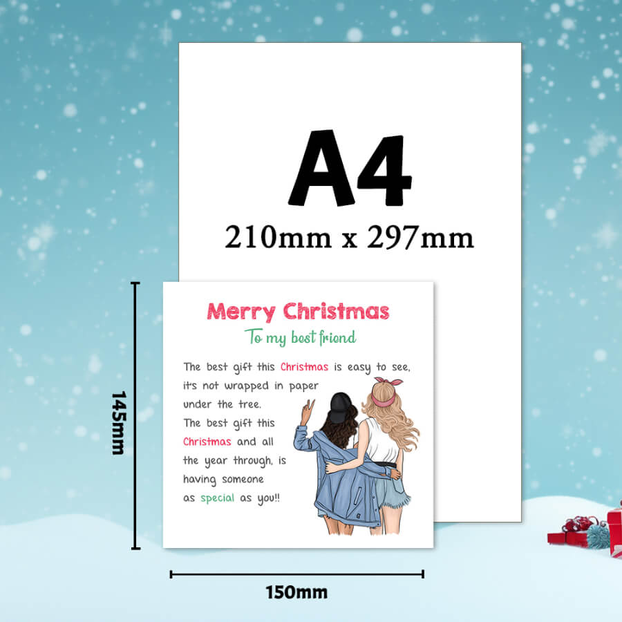 Christmas card friend