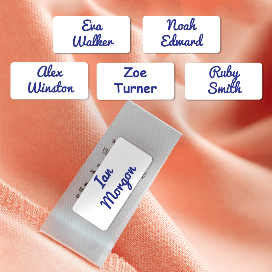Stick On Clothing Label – Standard - Plain