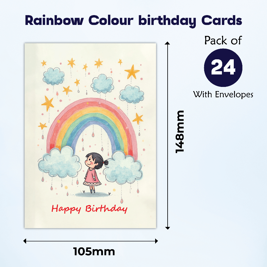 happy birthday cards multipack