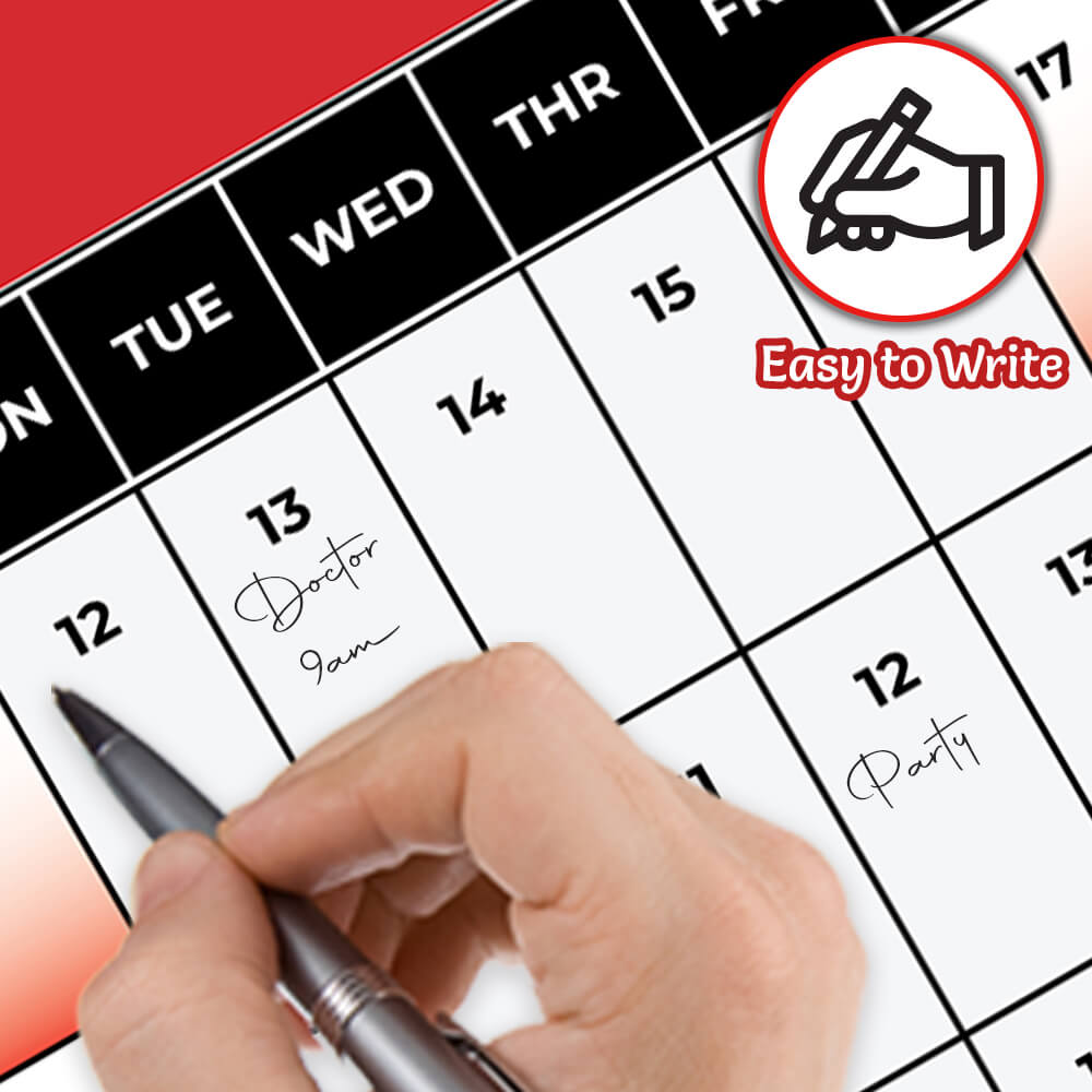 Wall Planner 2026 - A2 - Red