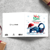 personalised christmas card for grandson who loves gaming