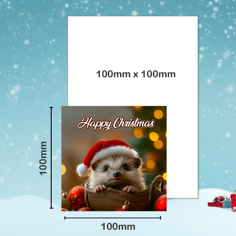 animal christmas card
