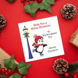 christmas penguin cards