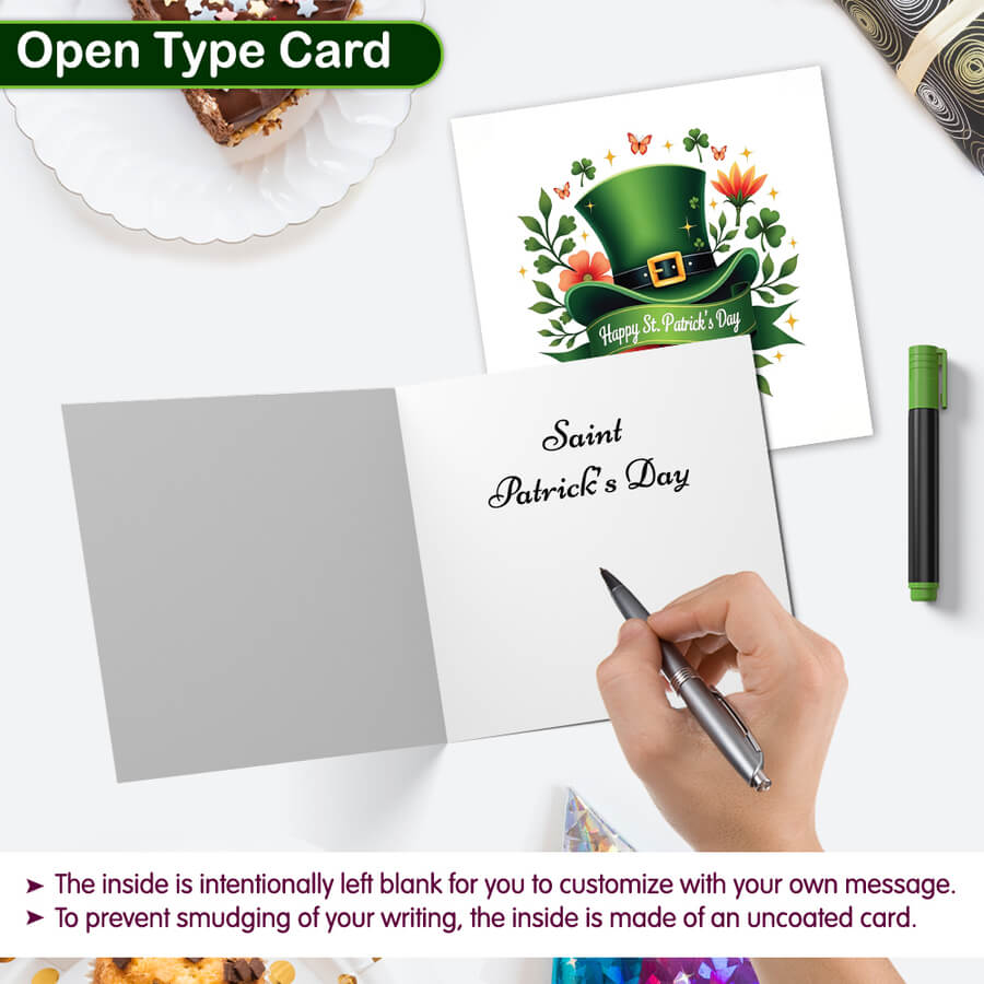 Saint Patrick’s Day Card with Envelope