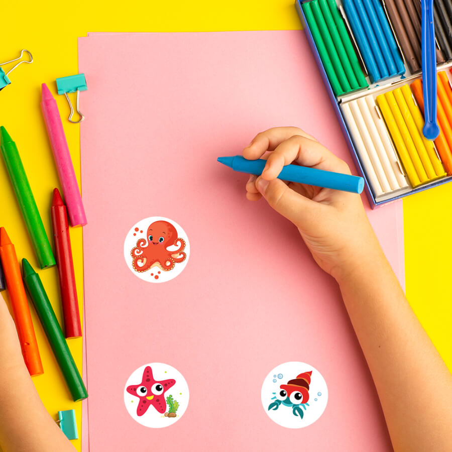 Adorable Animal Encouraging Stickers
