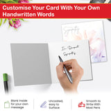 Elegant Pink Flower Condolence Thinking of You Card