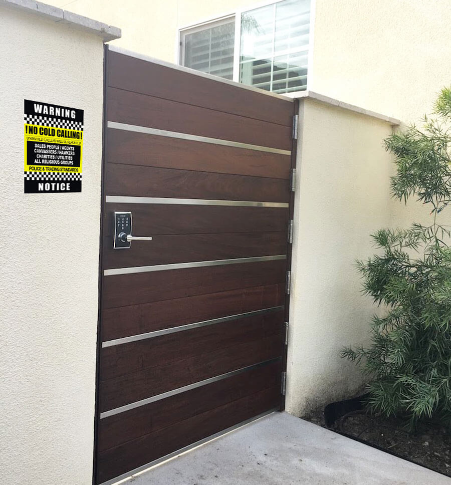 No Cold Calling Sign Sticker