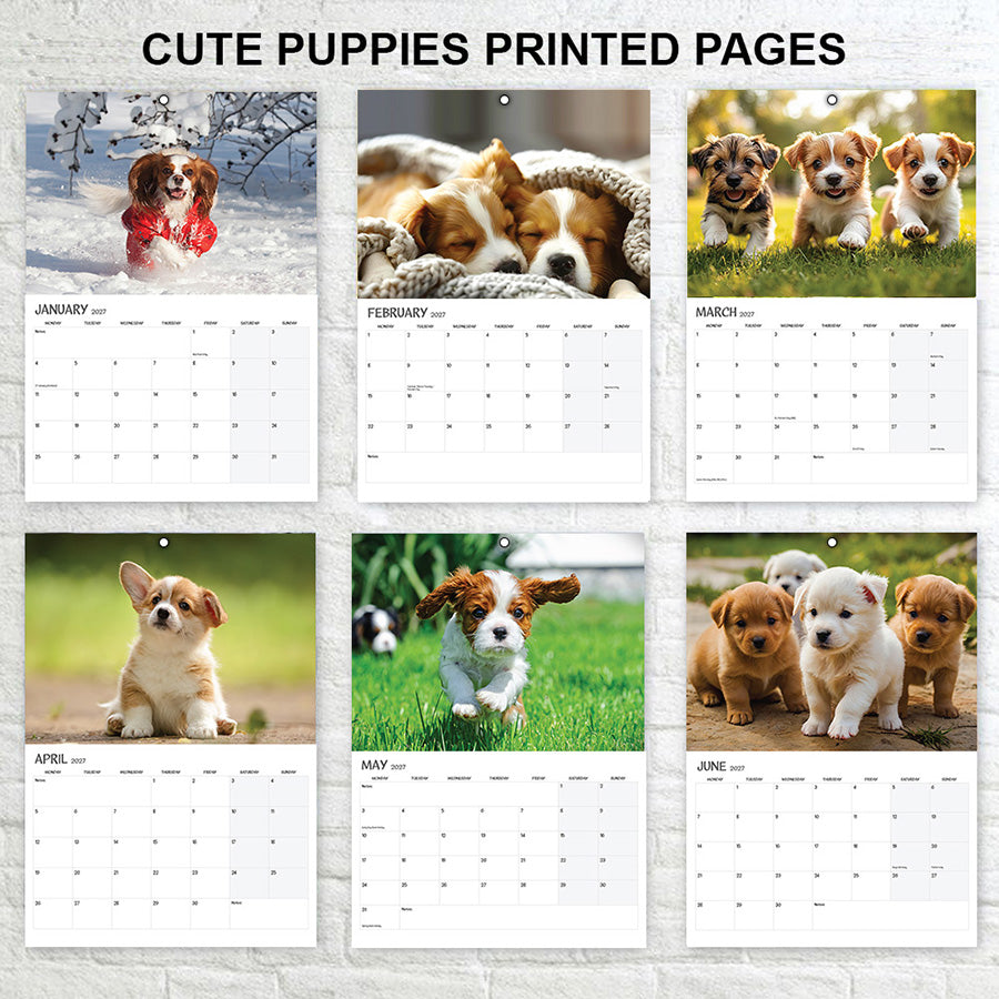 CUTE PUPPIES PRINTED PAGES