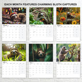 Sloths Calendar 2027 - 12 Month - A3