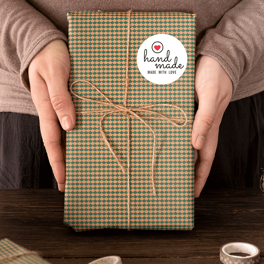 Handmade with Love Stickers