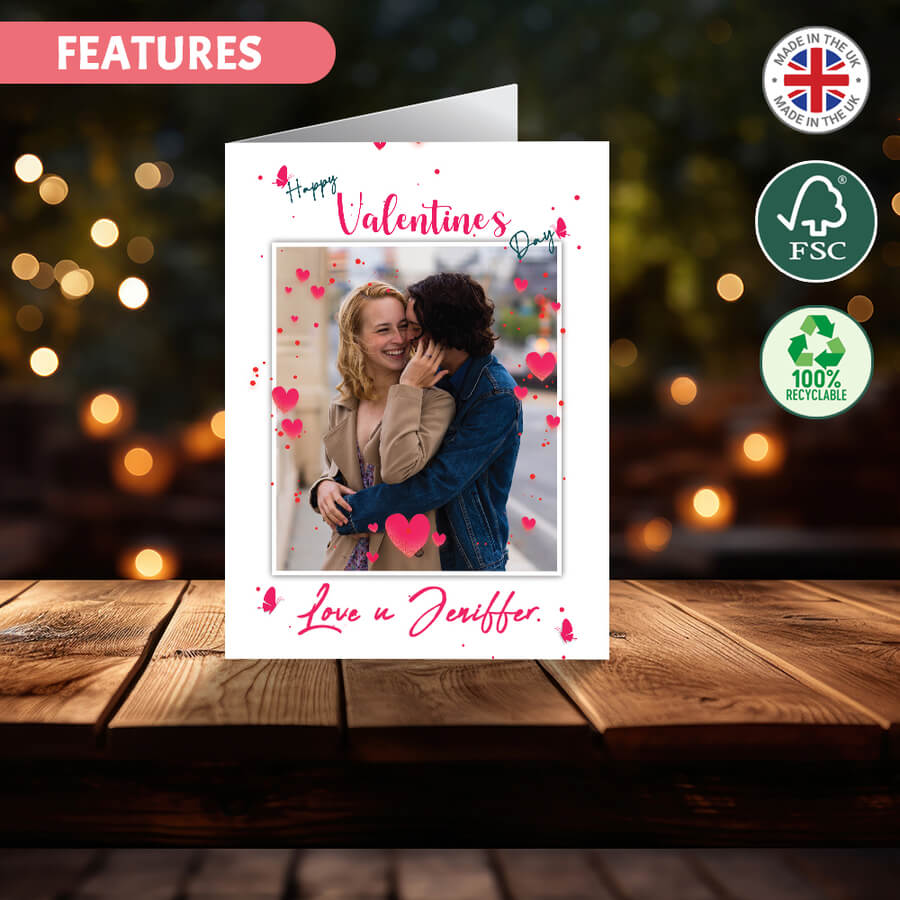 personalised card with photo