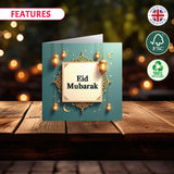 elegant Eid Mubarak card