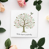 funeral sympathy note card