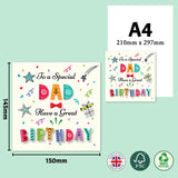 Colorful Text Birthday Greeting Card