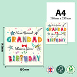 Colorful Text Birthday Greeting Card