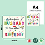 Colorful Text Birthday Greeting Card