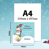 unicorn present card