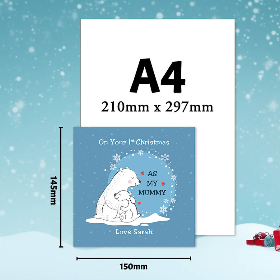 mummy xmas card
