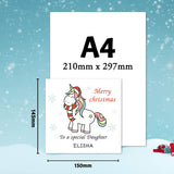 xmas card daughter