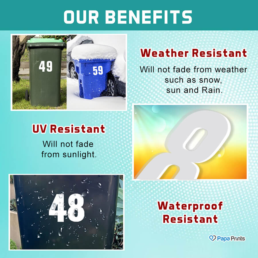 Personalised Wheelie Bin Stickers