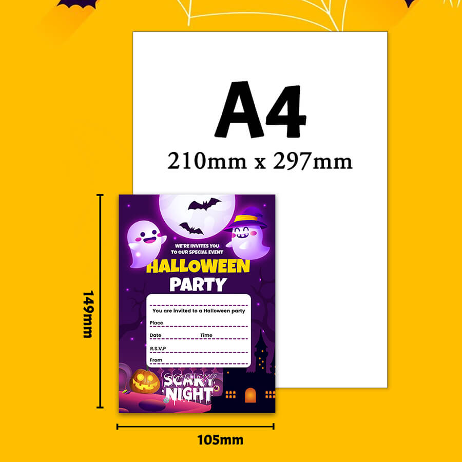 Halloween Party Invitations Card