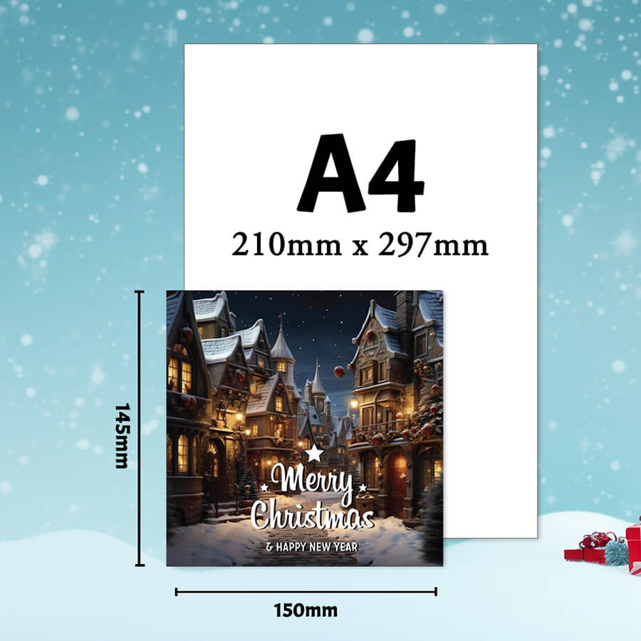 Winter wonderland Christmas card pack