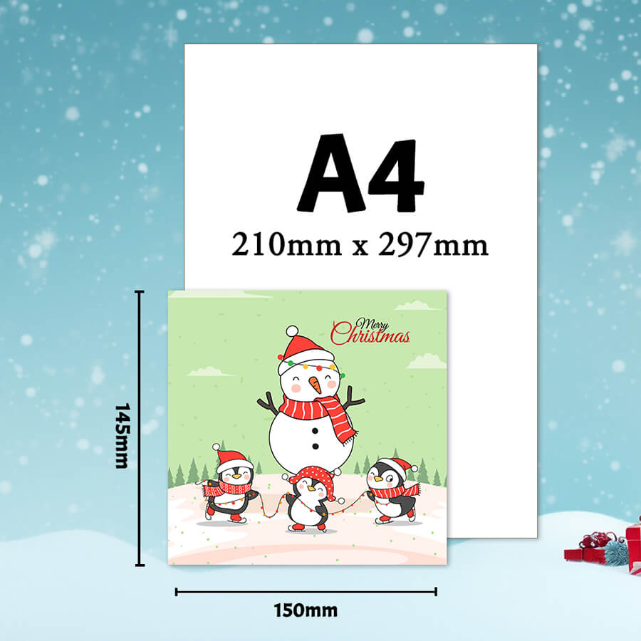 Snowman Holiday Card