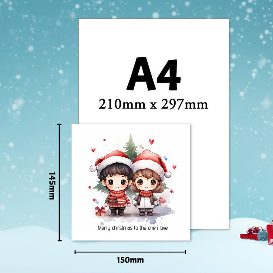 Christmas Card - For -  To The One I Love