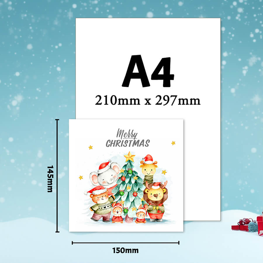 Wildlife Christmas greeting cards