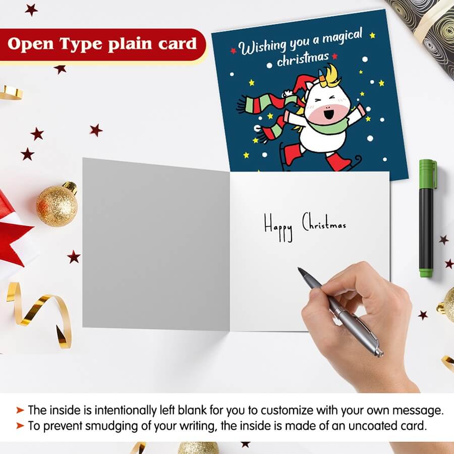 Fantasy-themed Christmas cards