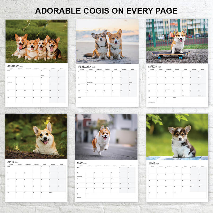 2027 wall calendar UK