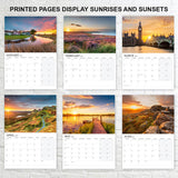 12-Month Sunrise and Sunset Calendar 2027