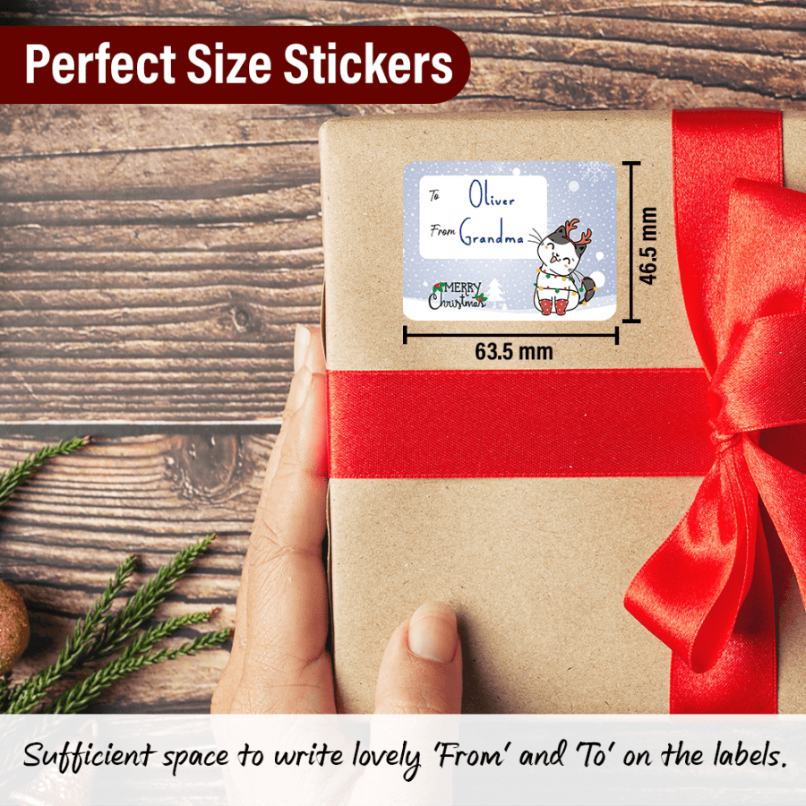 Labels for Christmas gifts