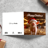 animal christmas card